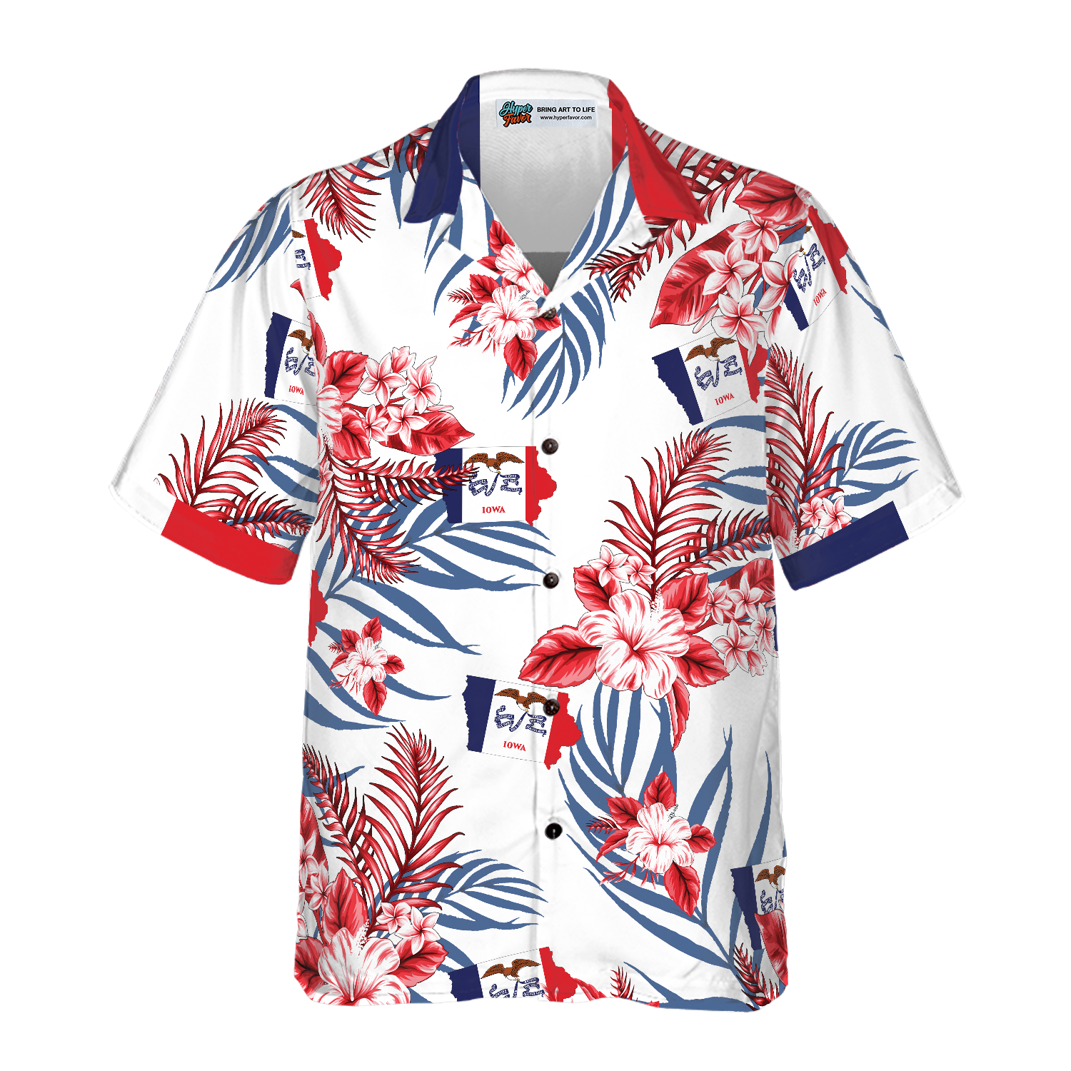 Iowa Proud Hawaiian Shirt - Hyperfavor