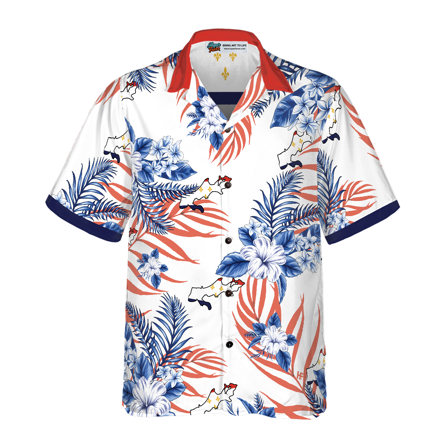 New Orleans Proud Hawaiian Shirt - Hyperfavor