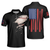 America Baseball Polo Shirt, American Flag Baseball Shirt For Men - Hyperfavor