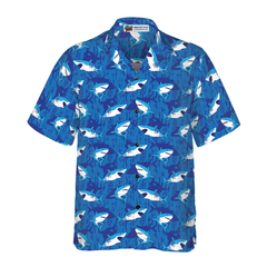 Shark Pattern 03 Hawaiian Shirt - Hyperfavor