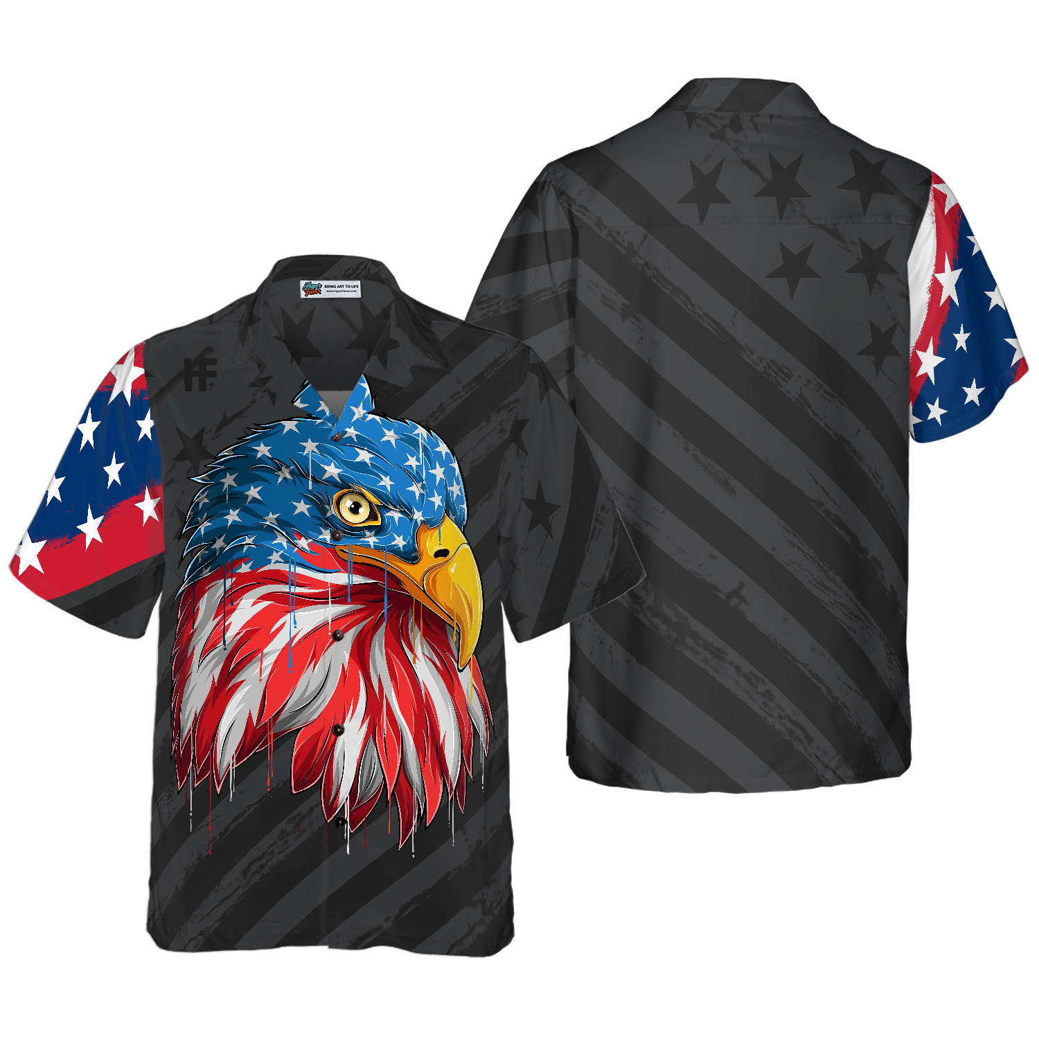 The American Eagle Bird Hawaiian Shirt - Hyperfavor