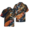Artistic Tropical Gun Hawaiian Shirt For Men - Hyperfavor