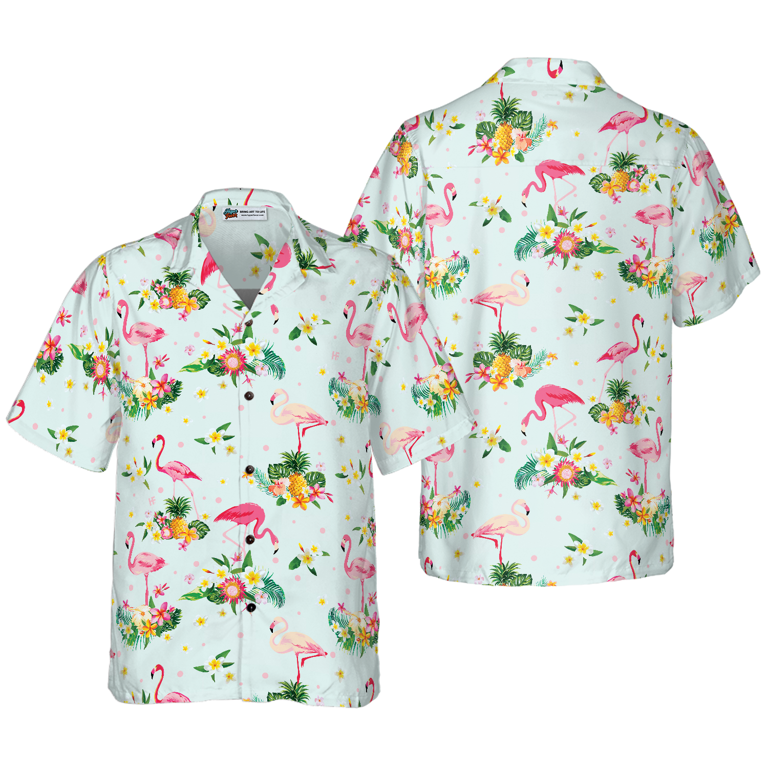 Beautiful Flamingo Shirt For Men Hawaiian Shirt - Hyperfavor