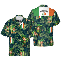 Irish Hooligan Saint Paddy's Day Hawaiian Shirt - Hyperfavor