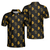 Seamless Pattern Bitcoin Polo Shirt, Luxury Black And Gold Polo Shirt, Best Cryptocurrency Shirt For Men - Hyperfavor