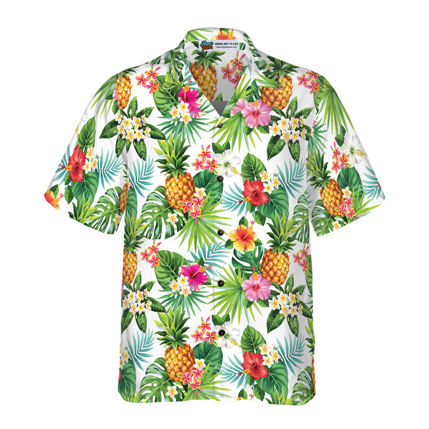 Pineapple Tropical Hawaiian Shirt - Hyperfavor