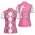Are You Staring At My Putt Again Golf Short Sleeve Women Polo Shirt, White And Pink Argyle Pattern Golf Shirt For Ladies - Hyperfavor