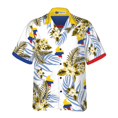 Colombia Proud Hawaiian Shirt - Hyperfavor