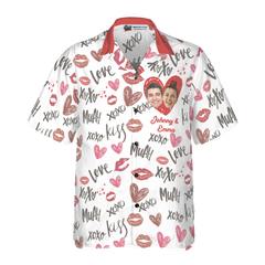 Piggy-back Couple Scupidity Love Custom Hawaiian Shirt - Hyperfavor