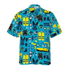 Scuba Diving Gear Hawaiian Shirt - Hyperfavor