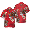 Casino Pattern Red Background Hawaiian Shirt - Hyperfavor
