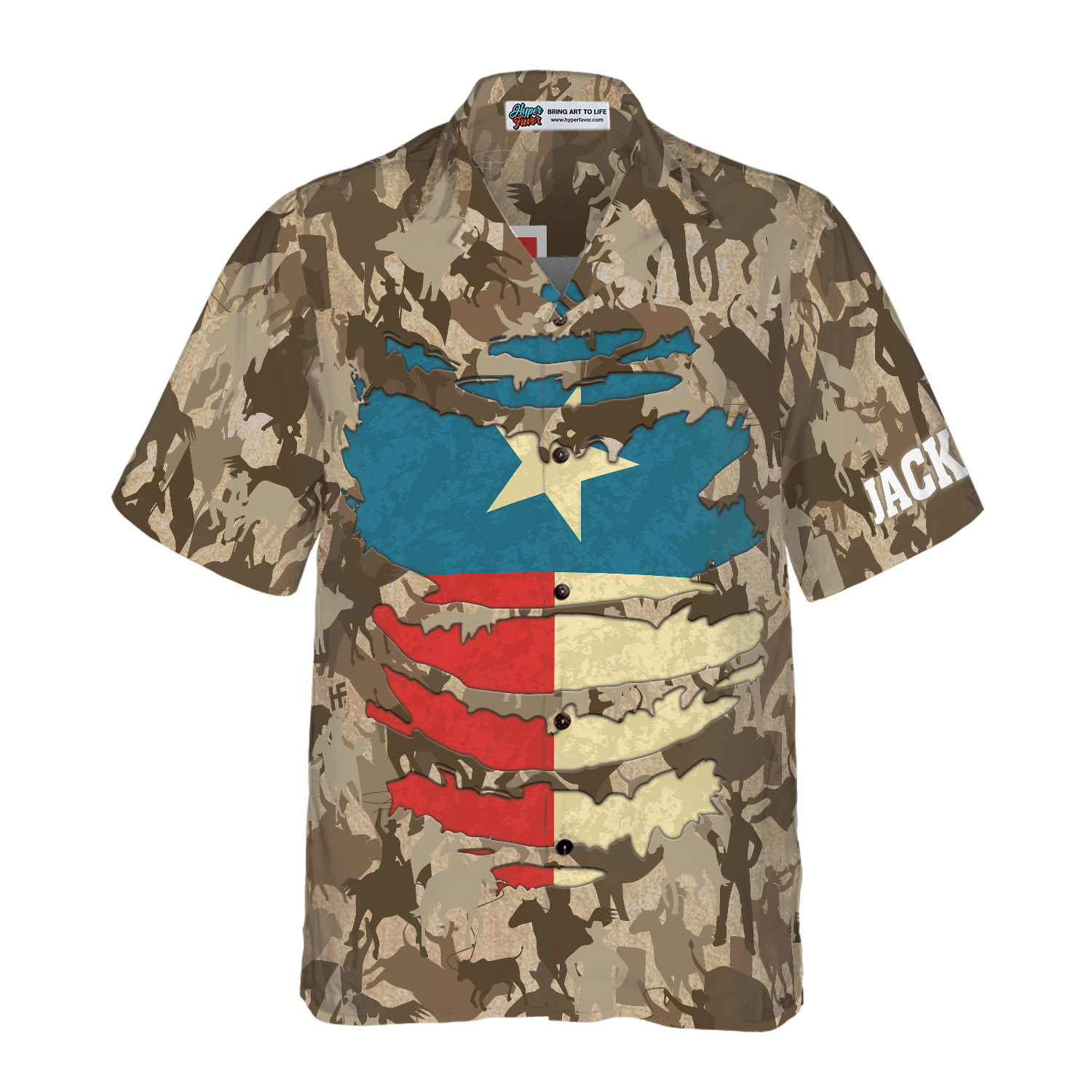 Proud To Be A Texan Texas Custom Hawaiian Shirt, Unique Texas Shirt For Texas Lovers - Hyperfavor