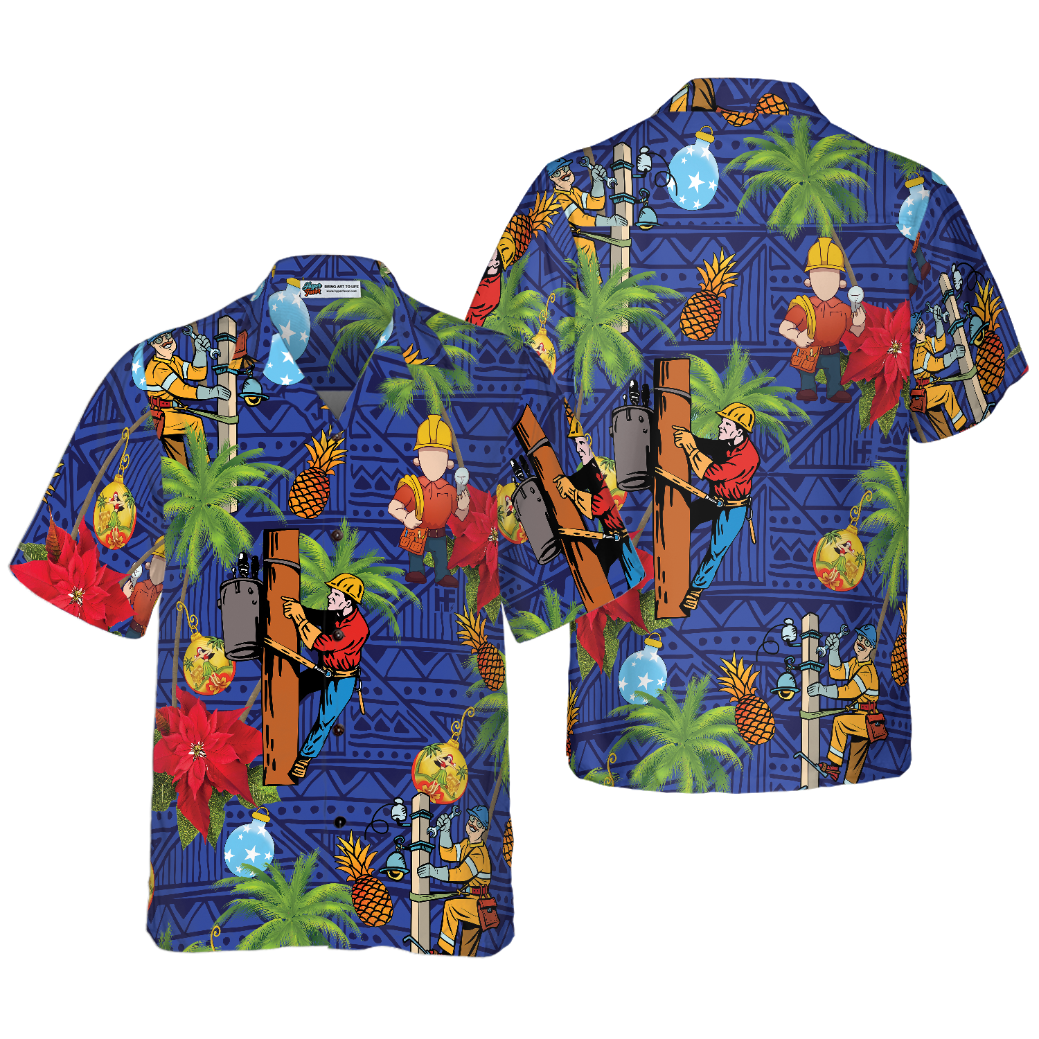 Lineman Proud Hawaiian Shirt - Hyperfavor