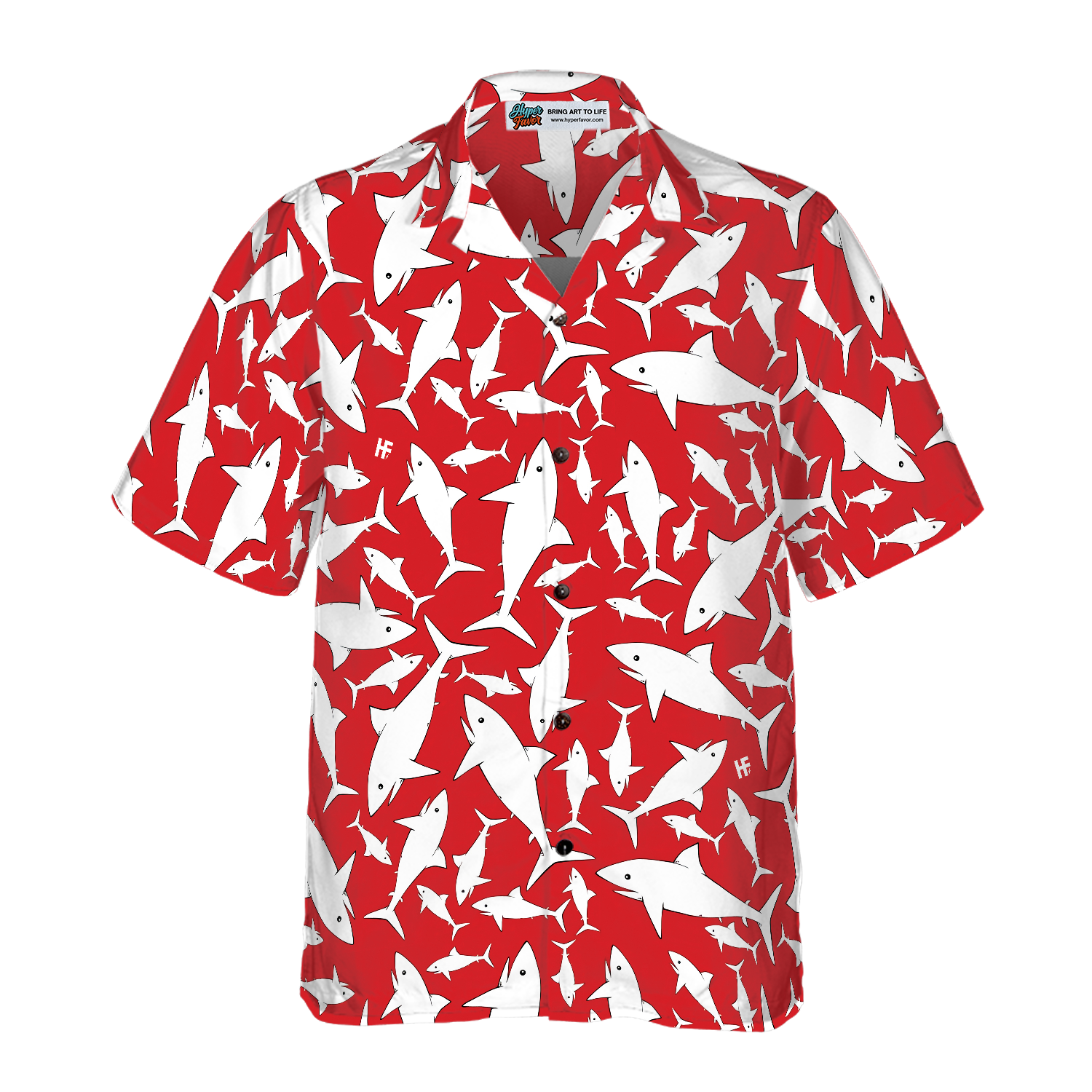 Shark Pattern 11 Hawaiian Shirt - Hyperfavor