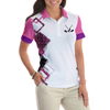 Golf With No Chance Of House Cleaning Or Cooking Short Sleeve Women Polo Shirt - Hyperfavor