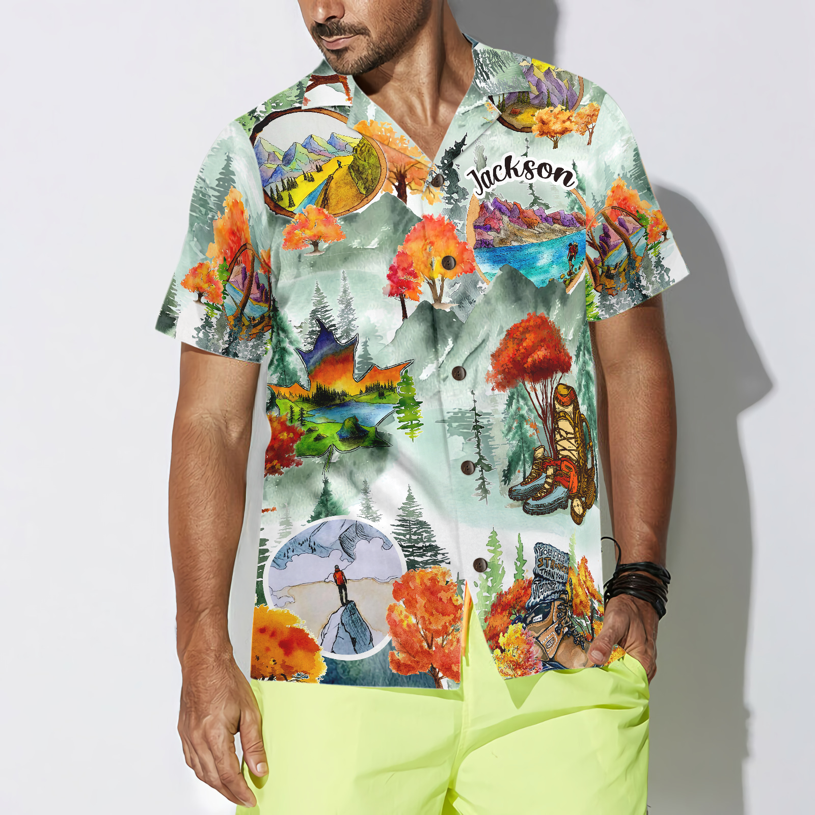 HIKING Custom Hawaiian Shirt - Hyperfavor