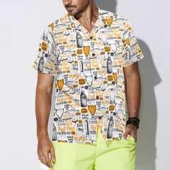 Drink Beer Eat Fish Hawaiian Shirt - Hyperfavor