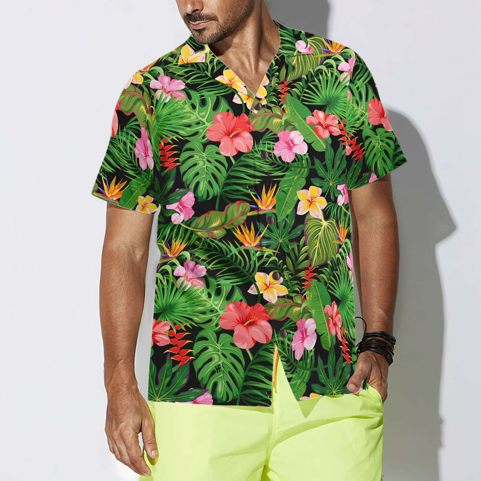 Floral Pattern Summer Hawaiian Shirt - Hyperfavor