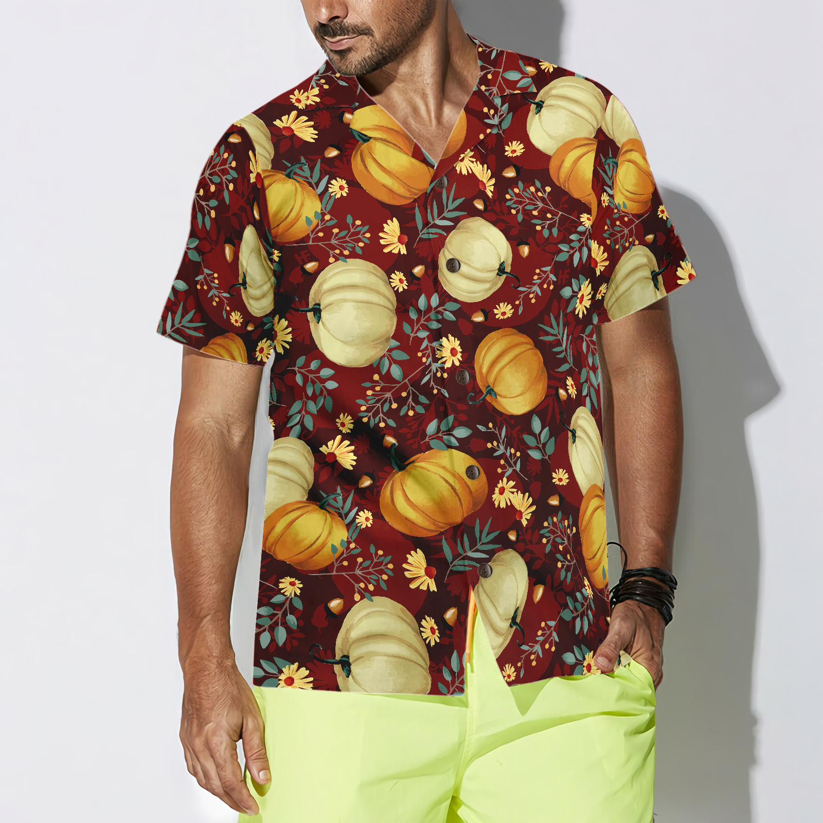 Autumn Thanksgiving Celebration Hawaiian Shirt - Hyperfavor