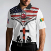 Vietnam Veteran Polo Shirt, American Flag Veteran Shirt Design, Thoughtful Gift For Vietnam Veterans - Hyperfavor
