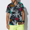 Driftwood Beach Coconut Tree Seamless Hawaiian Shirt - Hyperfavor