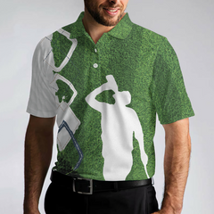 I Got A Cold Beer On Every Hole In One Golf Polo Shirt, Green Argyle Golf Shirt For Men, Best Drinking Golf Shirt - Hyperfavor