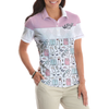 Golf Life In Pink Short Sleeve Women Polo Shirt - Hyperfavor