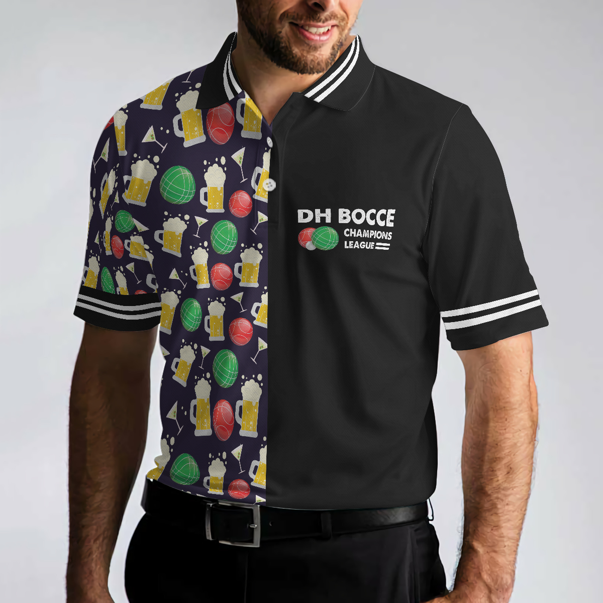 DH BOCCE Champions League Polo Shirt - Hyperfavor