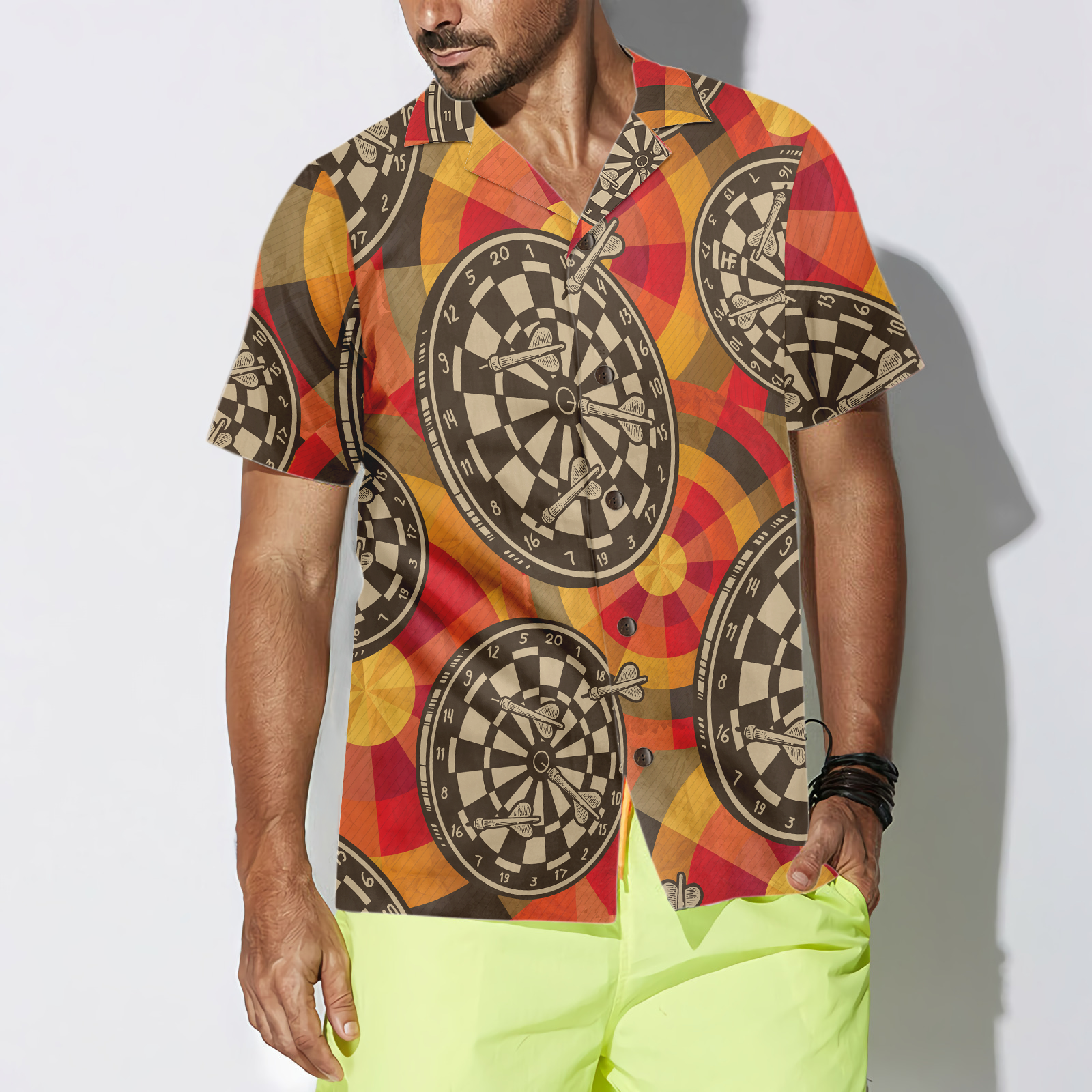 Happiness Is a Tight Threesome Darts Hawaiian Shirt - Hyperfavor