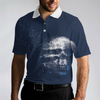 Artistic High Tech Skull Polo Shirt, Golf Shirt For Men, Gift For Golfers - Hyperfavor