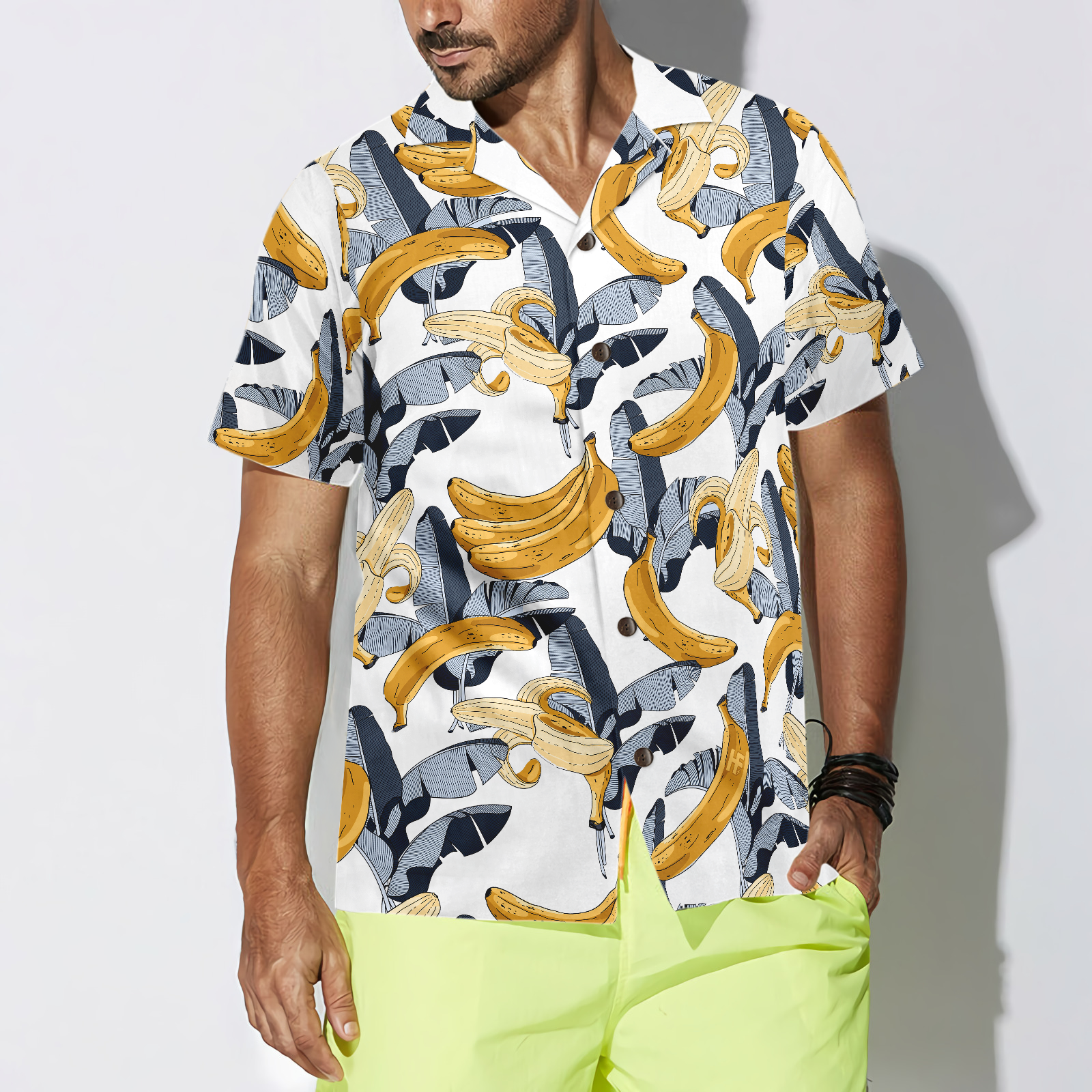 Banana Tropical Hawaiian Shirt - Hyperfavor