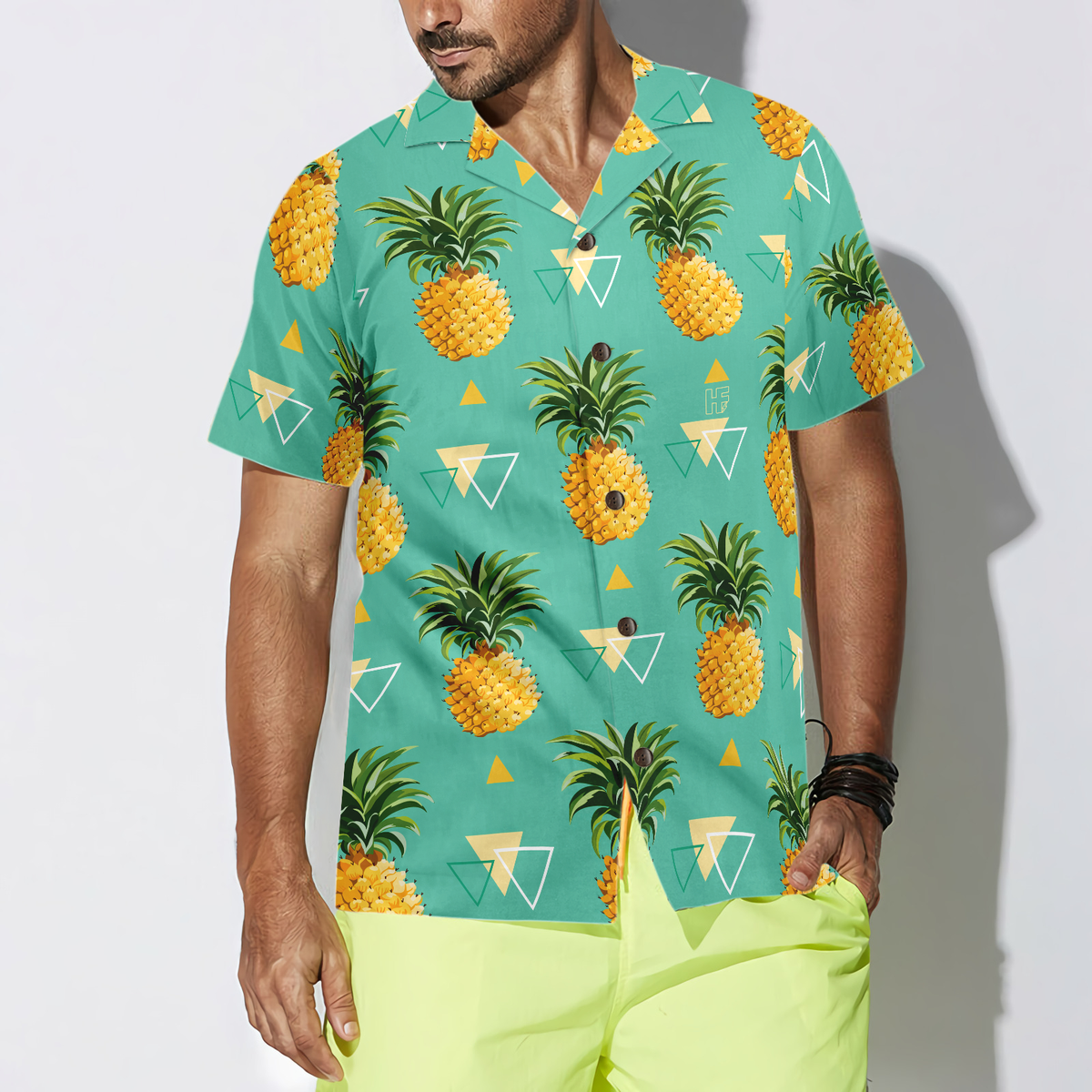 Pineapple Pattern V7 Hawaiian Shirt - Hyperfavor