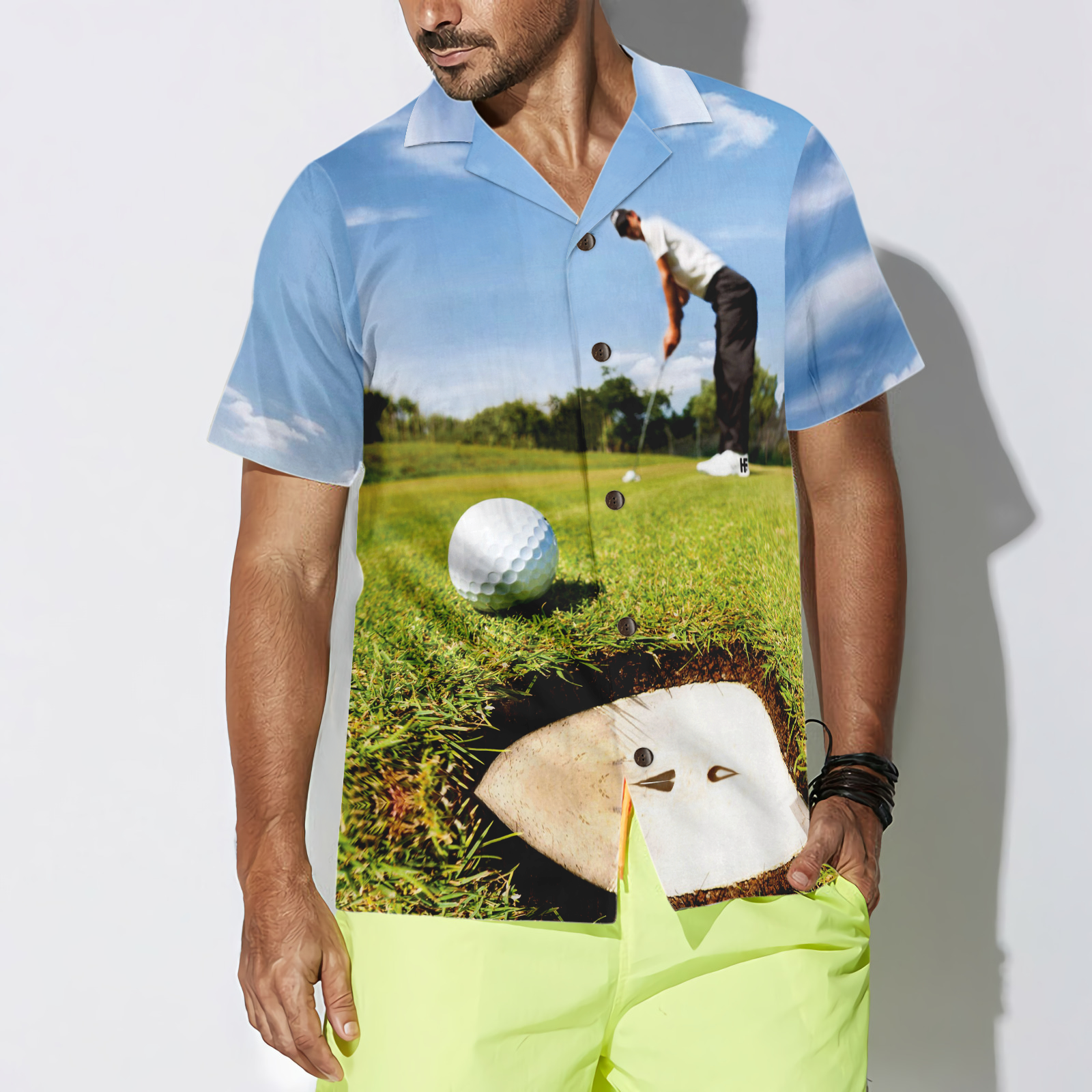 Photo Golfer Customize Photo Custom Hawaiian shirt - Hyperfavor