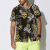 Pine Apple Skull Leopard Tropical Hawaiian Shirt - Hyperfavor
