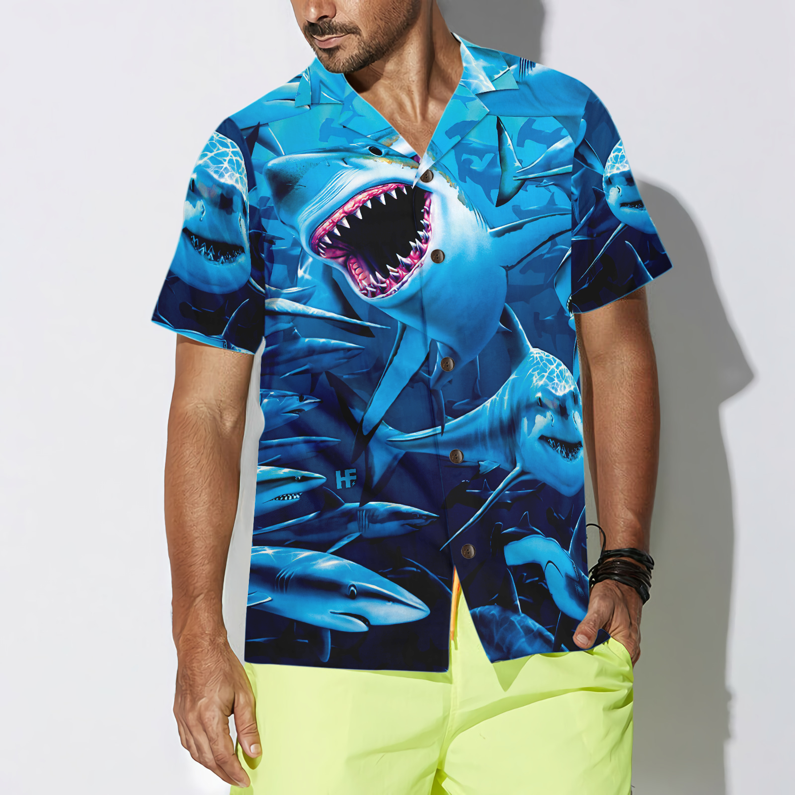 We Are The Great White Sharks Hawaiian Shirt - Hyperfavor