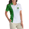 Golf Is Like Cooking You Just Slice It Chip It And Put It On Some Green Short Sleeve Women Polo Shirt - Hyperfavor