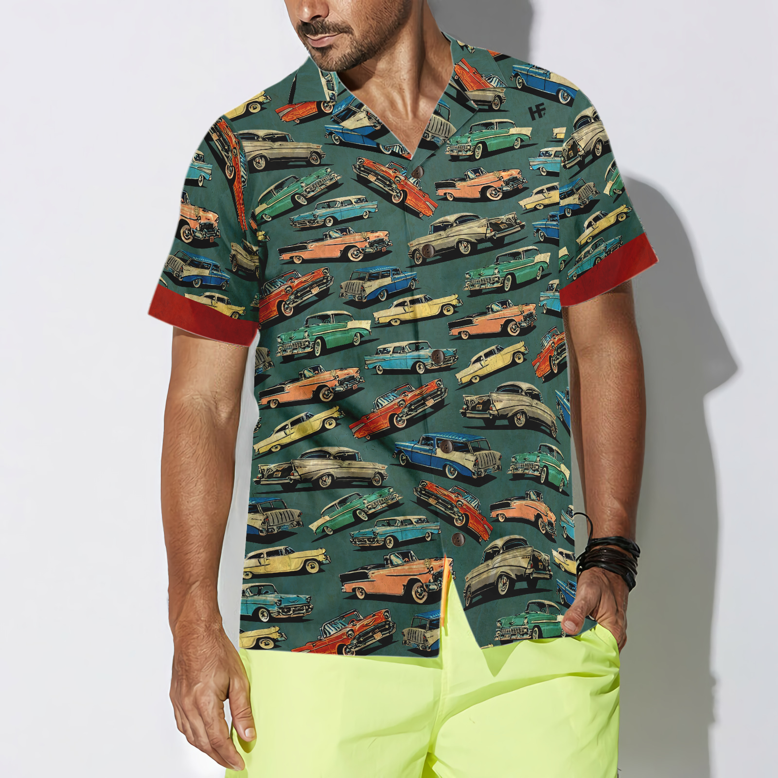 Classic Vintage Car Hawaiian Shirt - Hyperfavor