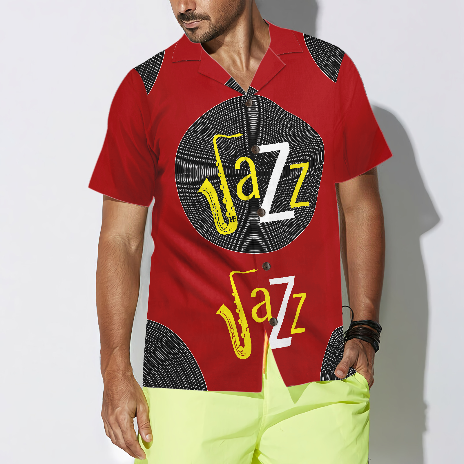 World Of Jazz Shirt For Men Hawaiian Shirt - Hyperfavor