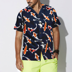 Koi Fish Pattern v3 Hawaiian Shirt - Hyperfavor