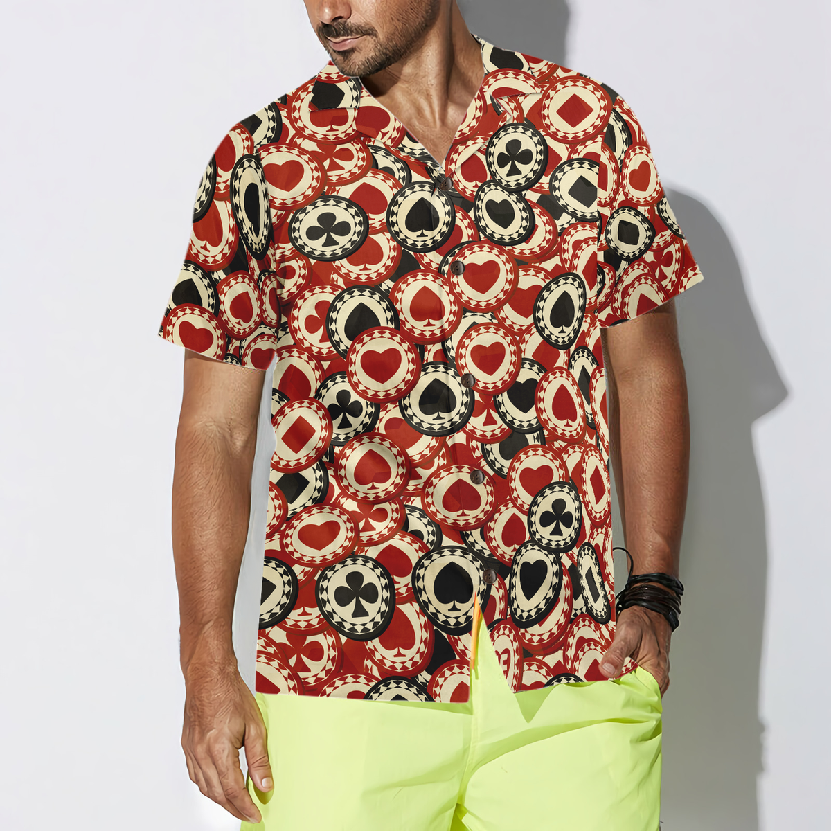 Poker Chip Casino Hawaiian Shirt - Hyperfavor