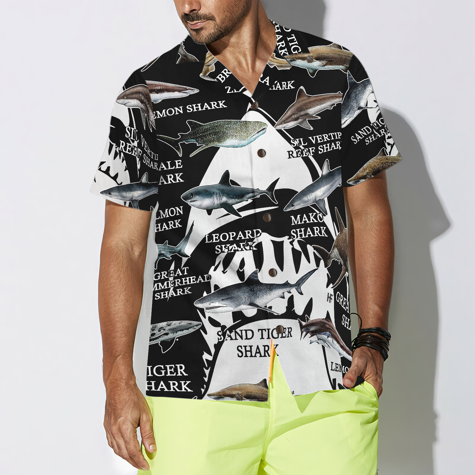 Sharks Of The World Hawaiian Shirt - Hyperfavor