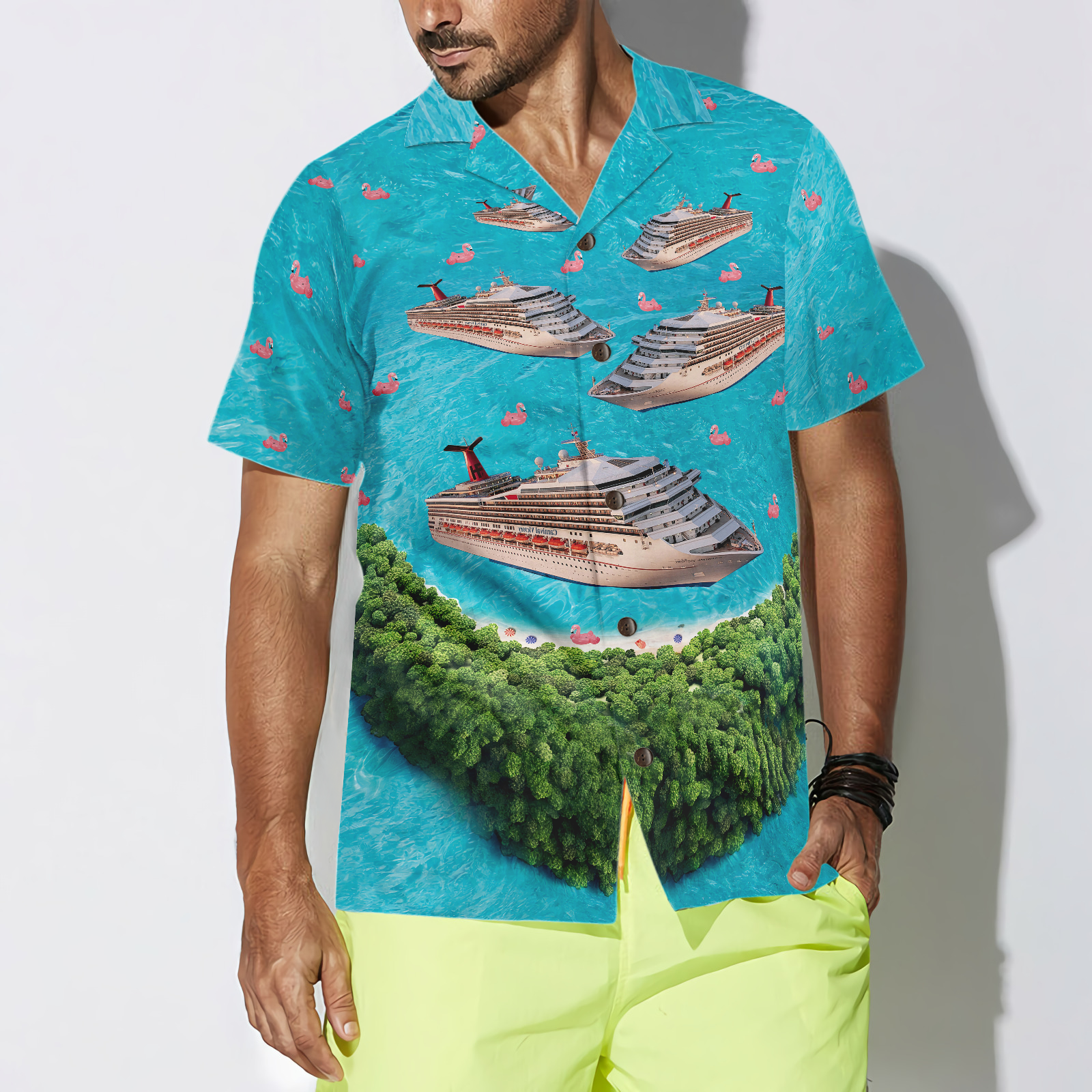 Big Cruise Ship Hawaiian Shirt - Hyperfavor