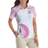 Empowered Women Empower Women Golf Pink Short Sleeve Women Polo Shirt, Golf Shirt For Ladies, Unique Female Golf Gift - Hyperfavor