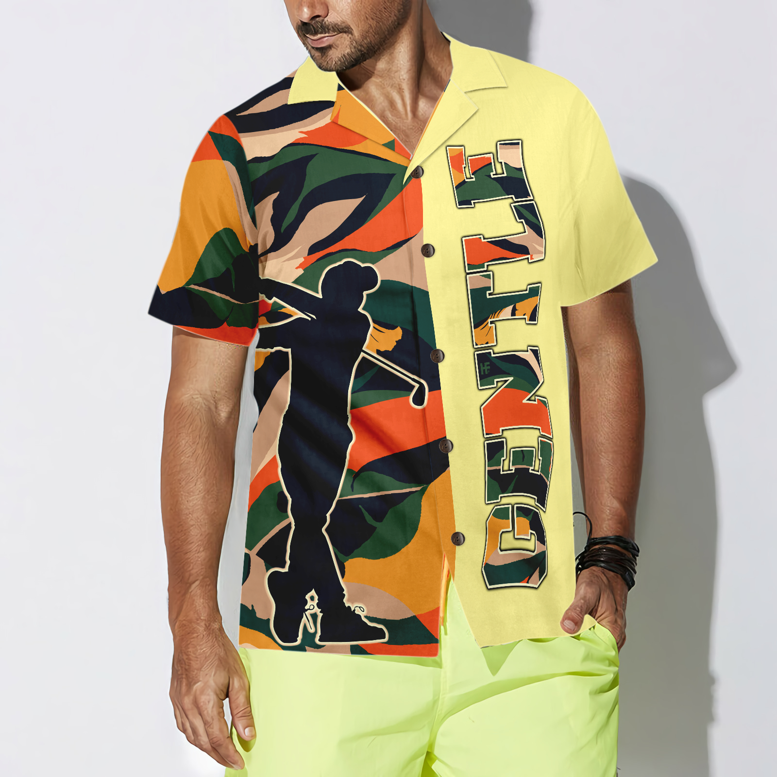 Modern Exotic Jungle Gentle Golf Hawaiian Shirt - Hyperfavor