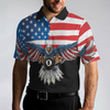 Billiards American Eagle Pool Mascot Polo Shirt - Hyperfavor