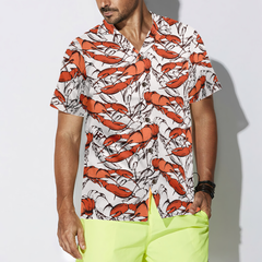 Boiled Red Lobster Seafood Hawaiian Shirt - Hyperfavor