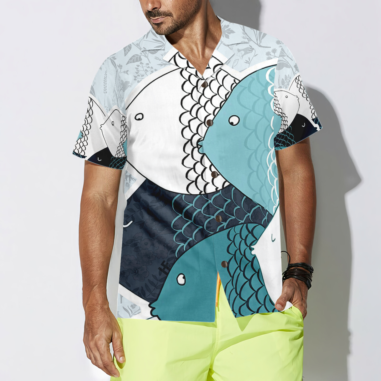 Thousand Fish In The Sea Hawaiian Shirt - Hyperfavor