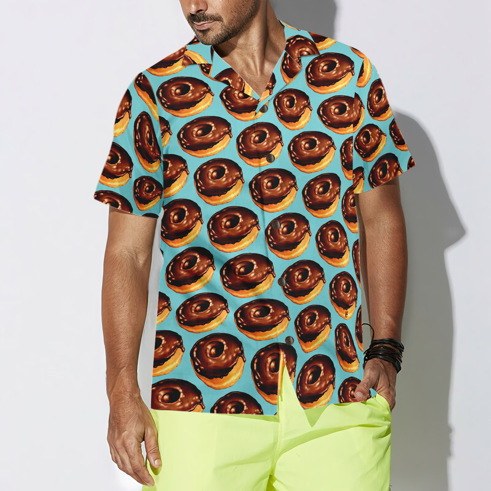 Donuts Lover Shirt For Men Hawaiian Shirt - Hyperfavor