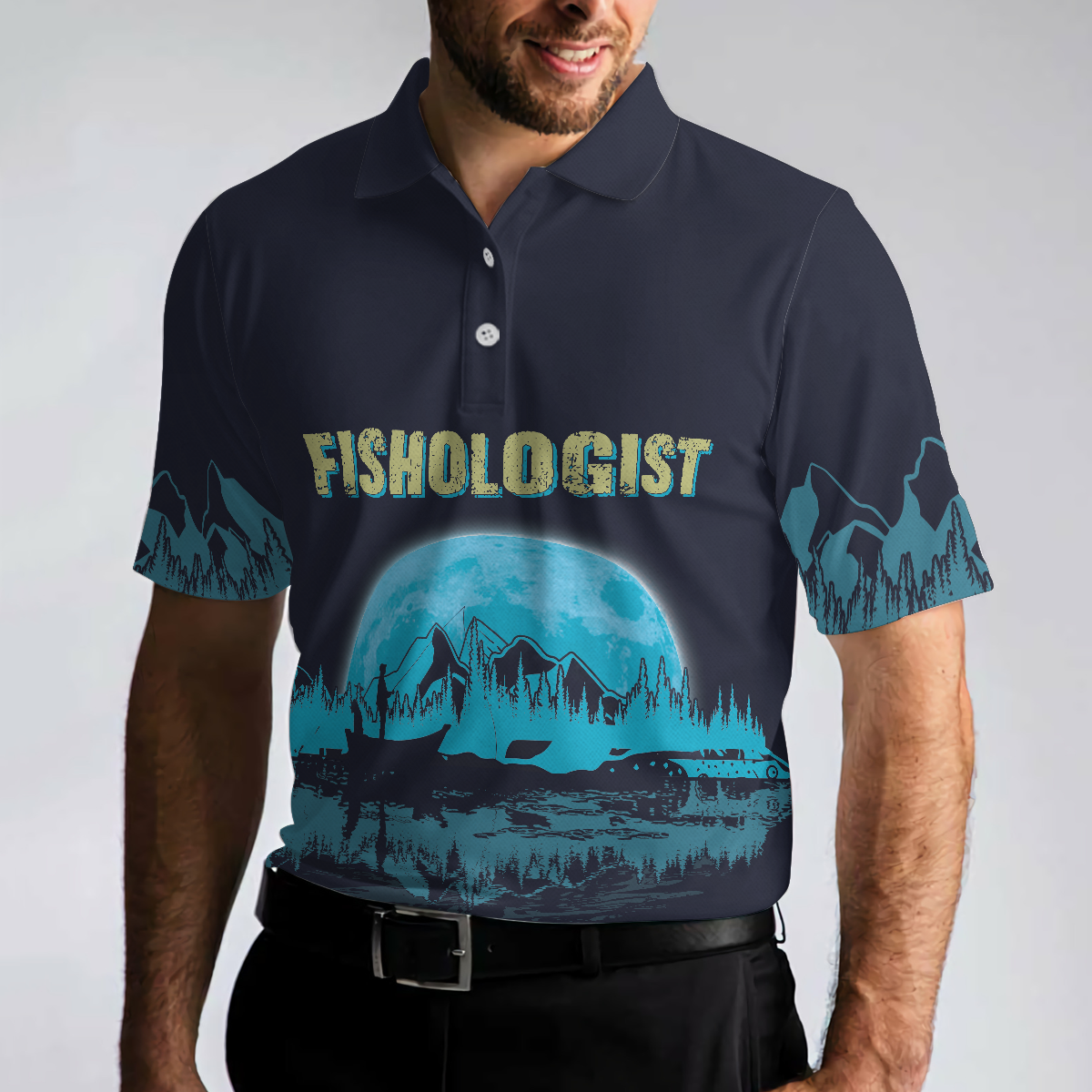 Fishologist Go Fishing Polo Shirt, I Just Want To Go Fishing Shirt, Best Fishing Shirt For Men - Hyperfavor