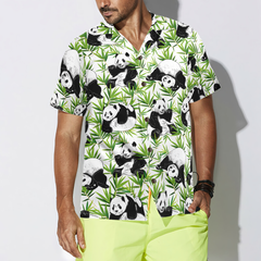 Panda Bamboo Hawaiian Shirt - Hyperfavor